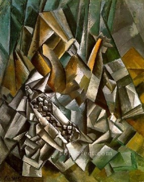 Still life with liquor bottles 1909 Pablo Picasso Oil Paintings